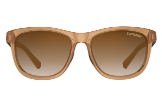 Okulary TIFOSI SWANK crystal brown/onyx (1 szkło Brown Gradient 12% transmisji światła) (NEW)