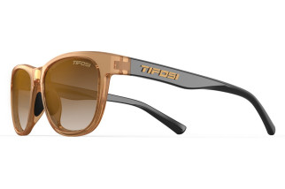 Okulary TIFOSI SWANK crystal brown/onyx (1 szkło Brown Gradient 12% transmisji światła) (NEW)