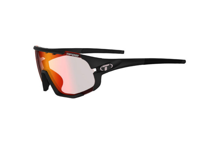 Okulary TIFOSI SLEDGE CLARION FOTOTEC matte black (1 szkło Clarion Red FOTOCHROM 64%-14% transmisji światła) (NEW)