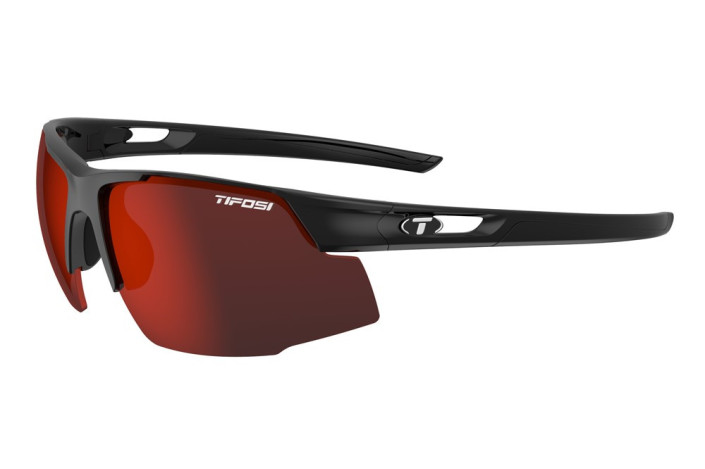 Okulary TIFOSI CENTUS gloss black (1 szkło Smoke Red Mirror 15% transmisja światła) (NEW)