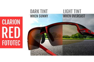 Okulary TIFOSI CRIT CLARION FOTOTEC black/red (1 szkło Clarion Red FOTOCHROM 64%-14% transmisja światła) (NEW)