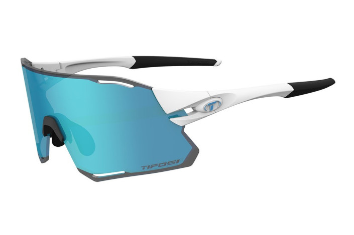 Okulary TIFOSI RAIL RACE CLARION matte white (2 szkła Clarion Blue 13%, Clear 90% transmisji światła) (NEW)