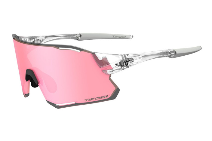 Okulary TIFOSI RAIL RACE CLARION crystal clear (2 szkła Clarion Rose 14%, Clear 90% transmisji światła) (NEW)