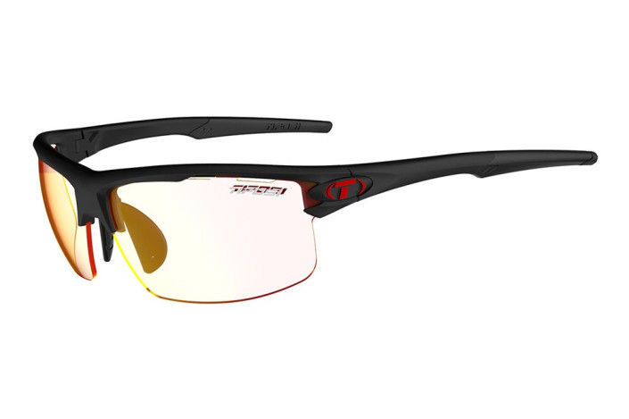 Okulary TIFOSI RIVET CLARION FOTOTEC matte black (1 szkło Clarion Red FOTOCHROM 64%-14% transmisji światła) (NEW)