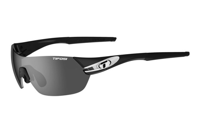 Okulary TIFOSI SLICE black white (3 szkła 15,4% Smoke, 41,4% AC Red, 95,6% Clear) (NEW)