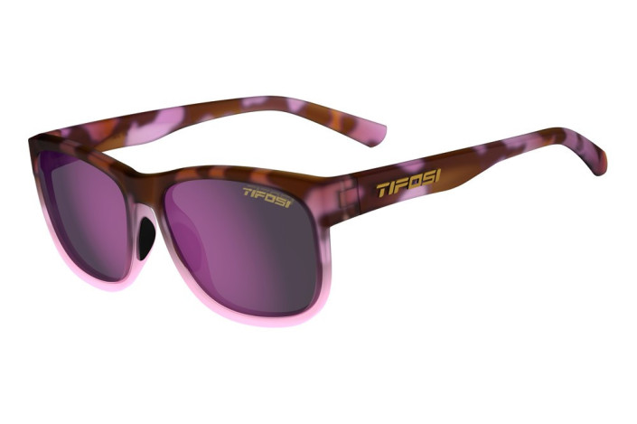 Okulary TIFOSI SWANK XL pink tortoise (1 szkło Rose Mirror 11% transmisji światła) (NEW)