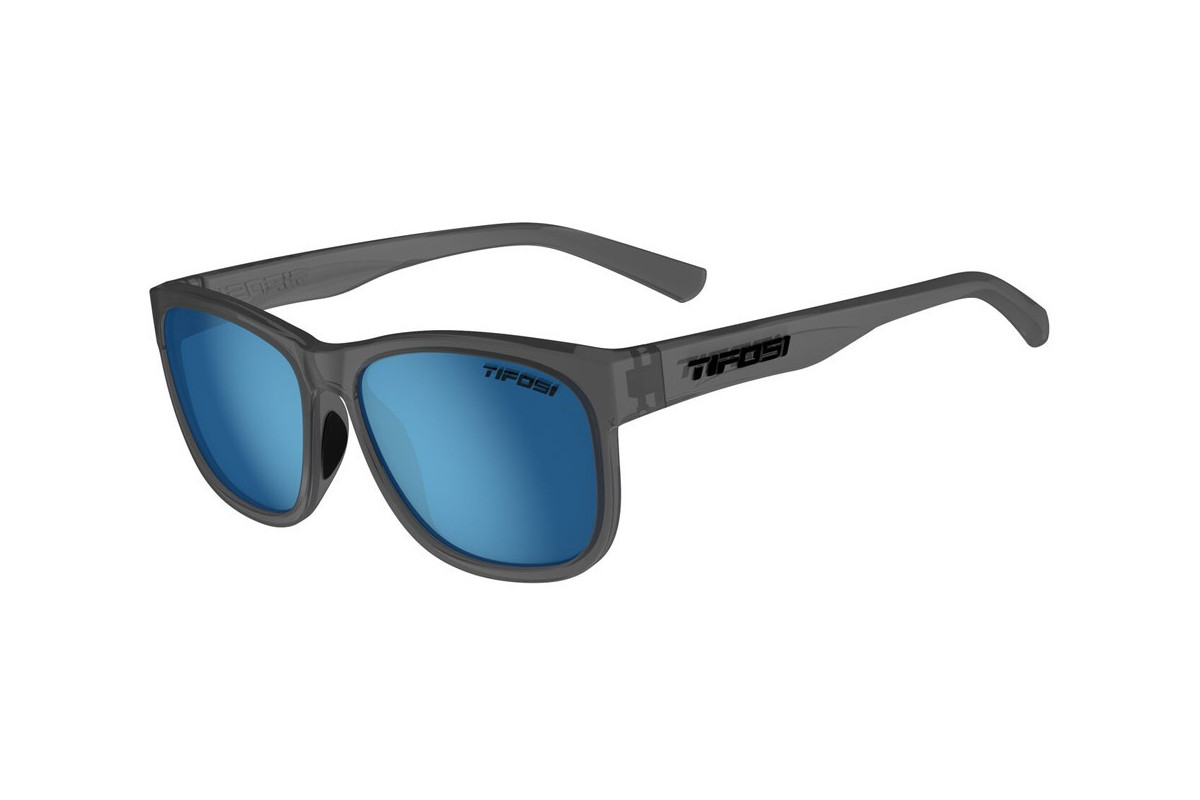 Okulary TIFOSI SWANK XL POLARIZED satin vapor (1 szkło Blue Sky Mirror POLARYUZACJA 15% transmisji światła) (NEW)