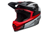 Kask full face BELL FULL-9 CARBON gloss white black hibiscus rio roz. M (55–57 cm)