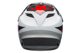 Kask full face BELL FULL-9 CARBON gloss white black hibiscus rio roz. M (55–57 cm)