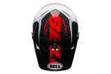 Kask full face BELL FULL-9 CARBON gloss white black hibiscus rio roz. M (55–57 cm)