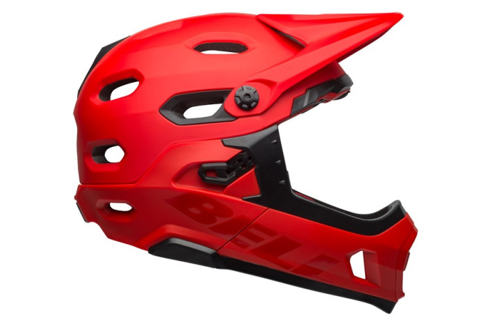 Kask full face BELL SUPER DH MIPS SPHERICAL matte gloss crimson black roz. S (52–56 cm) (NEW)