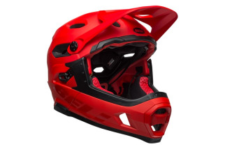 Kask full face BELL SUPER DH MIPS SPHERICAL matte gloss crimson black roz. S (52–56 cm) (NEW)