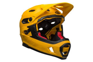 Kask full face BELL SUPER DH MIPS SPHERICAL matte gloss yellow black roz. S (52–56 cm) (NEW)