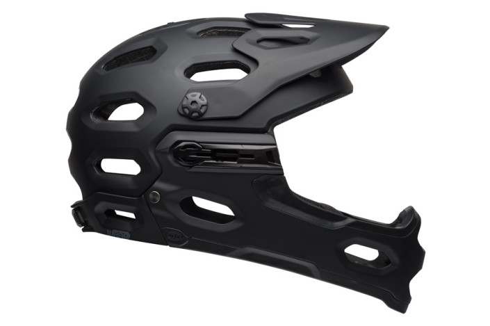 Kask full face BELL SUPER 3R MIPS matte gloss black gray roz. L (58-62 cm) (NEW).