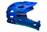 Kask full face BELL SUPER 3R MIPS matte blue bright blue roz. L (58-62 cm) (NEW).