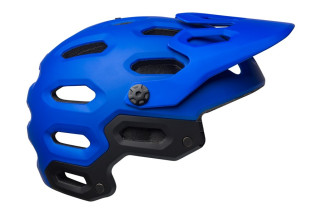 Kask full face BELL SUPER 3R MIPS matte blue bright blue roz. L (58-62 cm) (NEW).