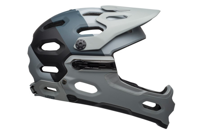 Kask full face BELL SUPER 3R MIPS downdraft matte gray gunmetal roz. S (52–56 cm) (NEW).