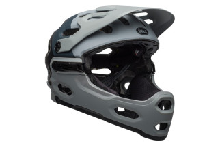 Kask full face BELL SUPER 3R MIPS downdraft matte gray gunmetal roz. L (58-62 cm) (NEW).