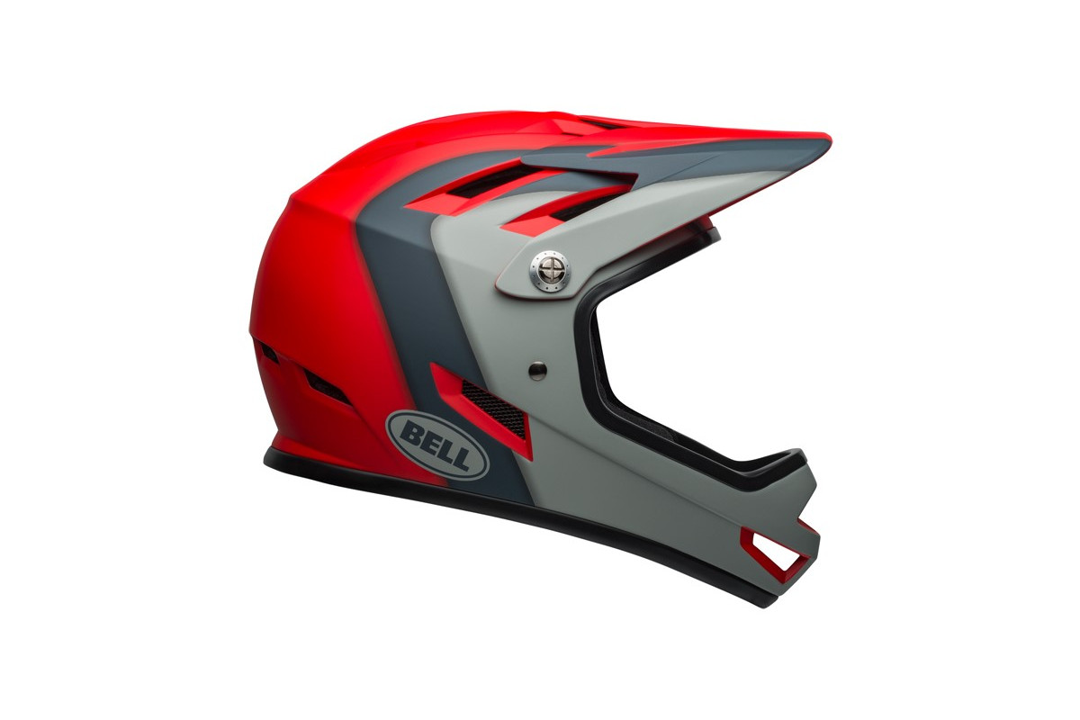 Kask full face BELL SANCTION presences matte crimson slate gray roz. XS (48-51 cm)