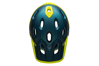Kask full face BELL SUPER DH MIPS SPHERICAL matte gloss blue hi-viz roz. L (58-62 cm) (NEW).