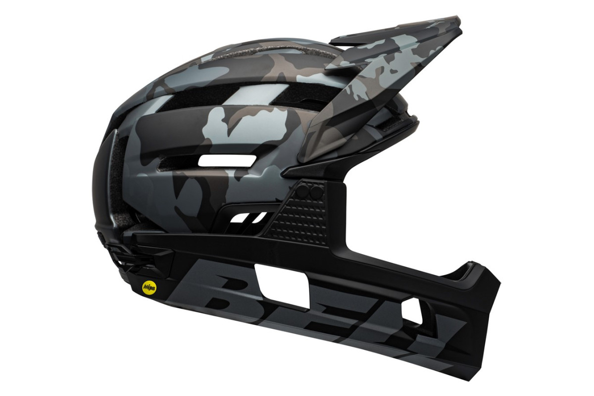 Kask full face BELL SUPER AIR R MIPS SPHERICAL matte gloss black camo roz. L (58–62 cm) (NEW) Kask full face BELL SUPER AIR R MIPS SPHERICAL matte gloss black camo roz. L (58–62 cm) (NEW)