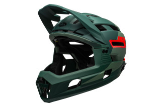 Kask full face BELL SUPER AIR R MIPS SPHERICAL matte gloss green infrared roz. M (55–59 cm) (NEW)