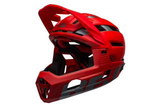Kask full face BELL SUPER AIR R MIPS SPHERICAL matte gloss red gray roz. L (58–62 cm) (NEW)