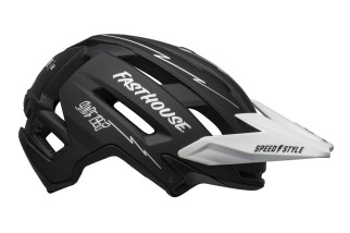 Kask full face BELL SUPER AIR R MIPS SPHERICAL matte black white fasthouse roz. S (52-56 cm) (NEW).