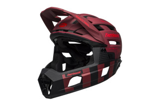 Kask full face BELL SUPER AIR R MIPS SPHERICAL matte red black fasthouse roz. L (59-63 cm) (NEW)