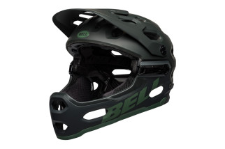 Kask full face BELL SUPER 3R MIPS matte green roz. S (52–56 cm) (NEW).