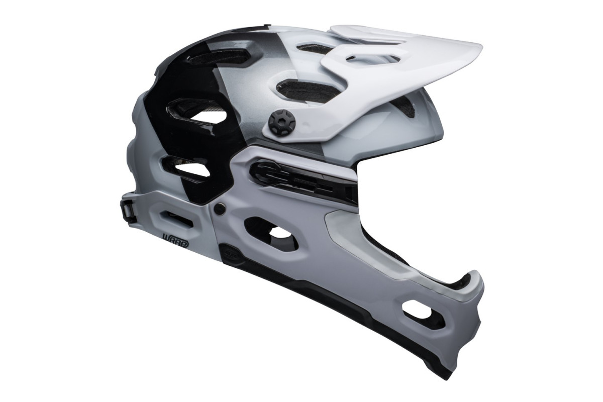 Kask full face BELL SUPER 3R MIPS matte white black roz. M (55-59 cm) (NEW). Kask full face BELL SUPER 3R MIPS matte white black roz. M (55-59 cm) (NEW).