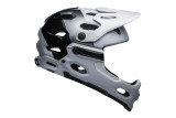 Kask full face BELL SUPER 3R MIPS matte white black roz. M (55-59 cm) (NEW).