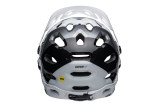 Kask full face BELL SUPER 3R MIPS matte white black roz. L (58-62 cm) (NEW).