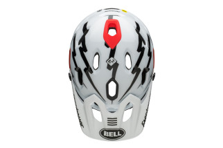 Kask full face BELL SUPER DH MIPS SPHERICAL fasthouse matte gloss black white roz. S (52–56 cm) (NEW).