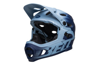 Kask full face BELL SUPER DH MIPS SPHERICAL matte light blue navy roz. M (55-59 cm) (NEW).