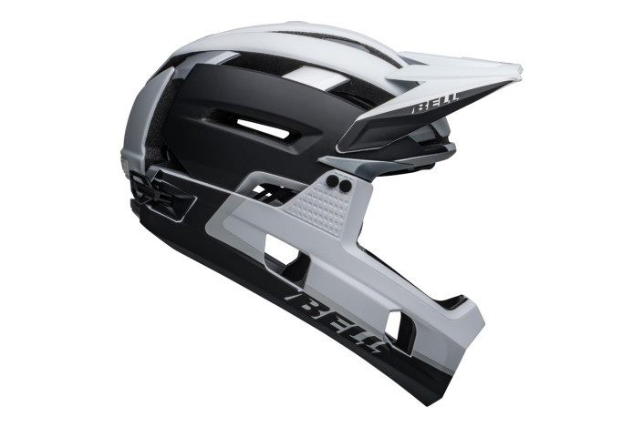 Kask full face BELL SUPER AIR R MIPS SPHERICAL matte black white roz. L (59-63 cm) (NEW).
