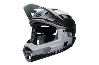 Kask full face BELL SUPER AIR R MIPS SPHERICAL matte black white roz. L (59-63 cm) (NEW).