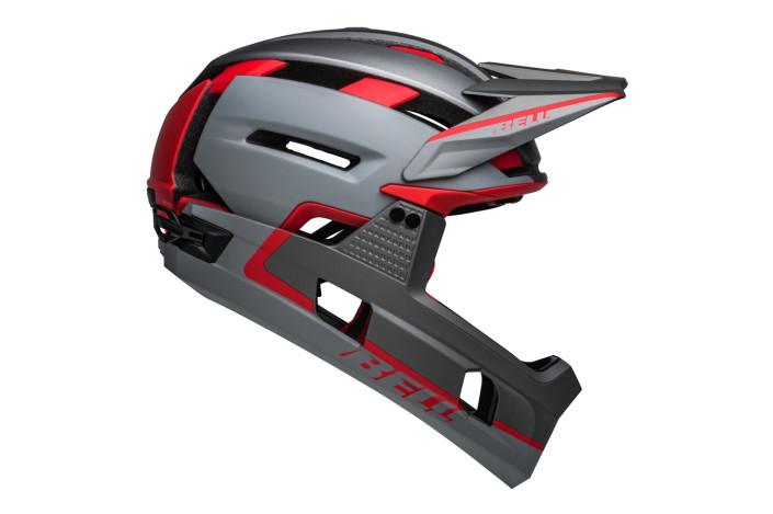 Kask full face BELL SUPER AIR R MIPS SPHERICAL matte gray red roz. L (59-63 cm) (NEW).