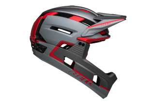 Kask full face BELL SUPER AIR R MIPS SPHERICAL matte gray red roz. L (59-63 cm) (NEW).