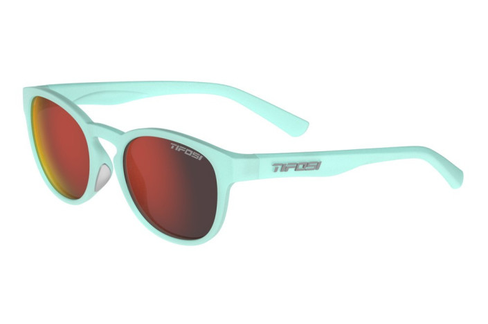 Okulary TIFOSI SVAGO satin crystal teal (1 szkło Smoke Red Mirror15% transmisja światła) (DWZ)