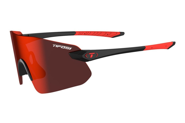 Okulary TIFOSI VOGEL SL matte black (1szkło Smoke Red Mirror 15% transmisji światła) (NEW)