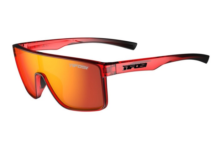 Okulary TIFOSI SANCTUM crystal red fade (1 szkło Smoke Red Mirror 15% transmisji światła) (NEW)