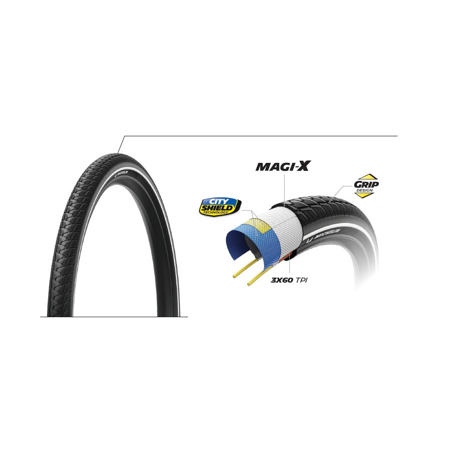 MICHELIN OPONA CITY TOURING 27,5X2.40 COMPETITION LINE KEVLAR E-50 (926859)