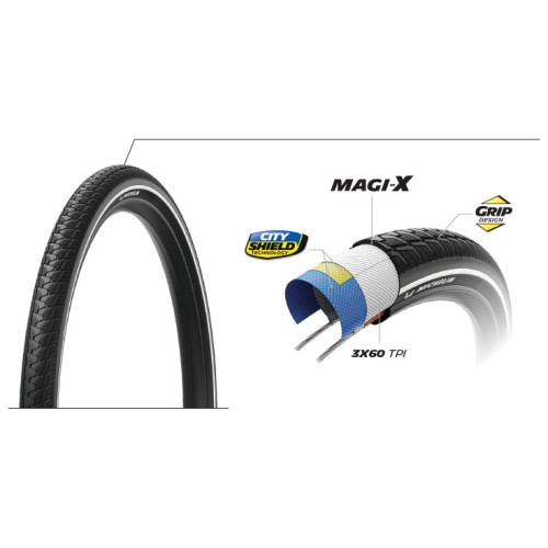 MICHELIN OPONA CITY TOURING 27,5X2.20 PERFORMANCE LINE WIRE (365480)