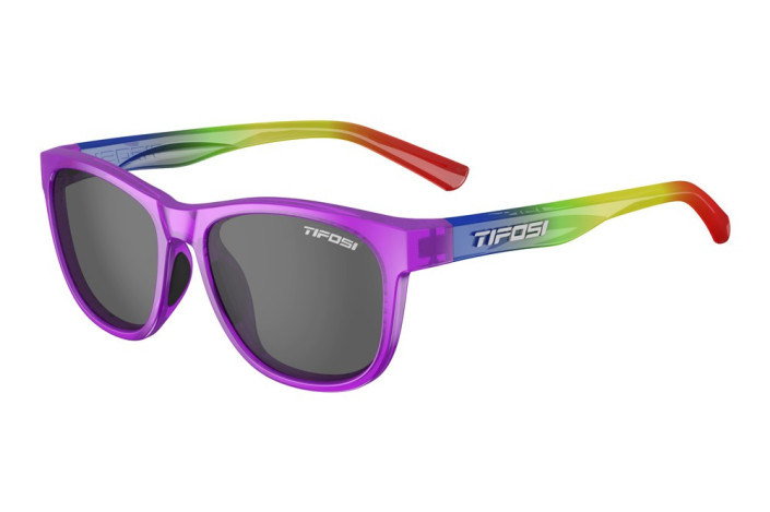 Okulary TIFOSI SWANK rainbow shine (1 szkło Smoke 15% transmisji światła) (NEW)