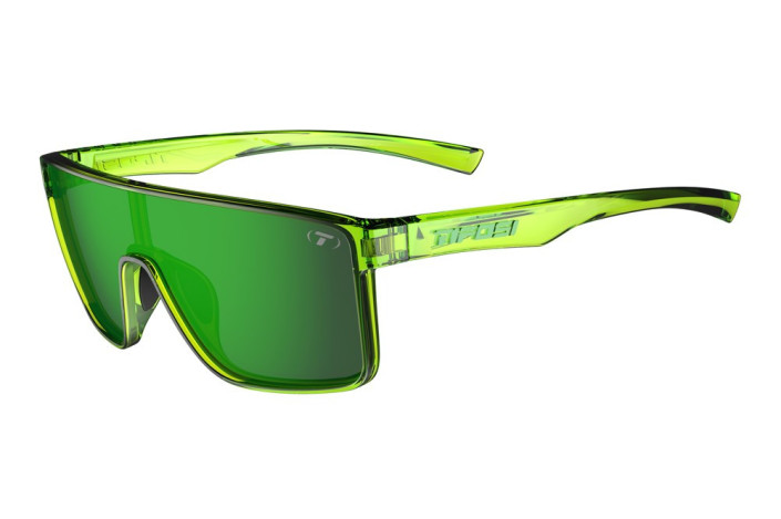 Okulary TIFOSI SANCTUM hyper lime (1 szkło Green Mirror AR 15% transmisji światła) (NEW)