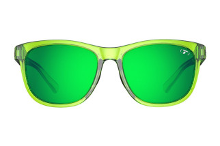 Okulary TIFOSI SWANK hyper lime (1 szkło Green Mirror AR 15% transmisji światła) (NEW)