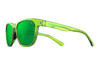 Okulary TIFOSI SWANK hyper lime (1 szkło Green Mirror AR 15% transmisji światła) (NEW)