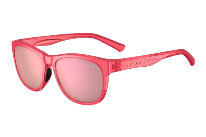 Okulary TIFOSI SWANK radiant rose (1 szkło Pink Mirror AR 15% transmisji światła) (NEW)