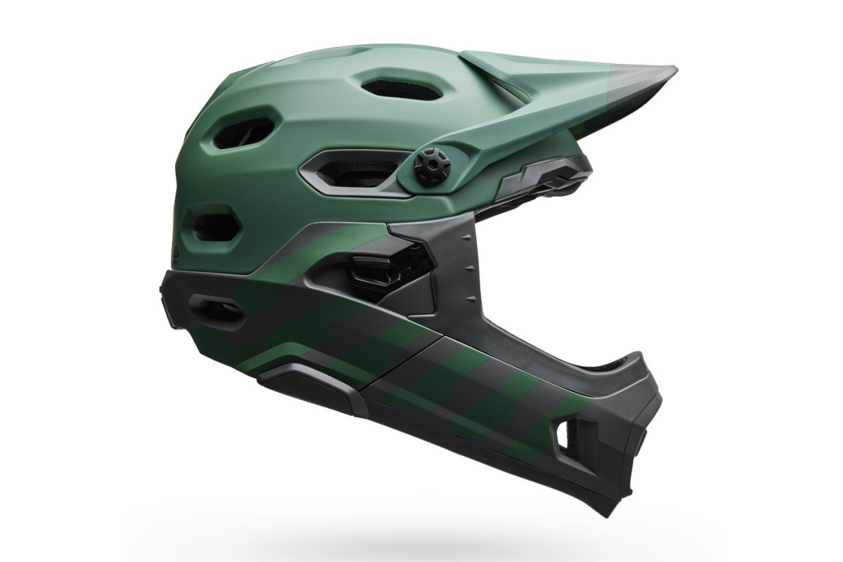 Kask full face BELL SUPER DH MIPS SPHERICAL matte green roz. S (52–56 cm) (NEW 2025) Kask full face BELL SUPER DH MIPS SPHERICAL matte green roz. S (52–56 cm) (NEW 2025)